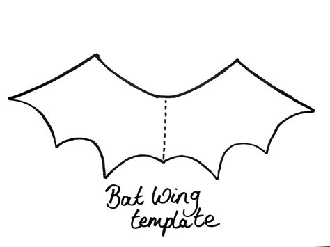 bat wings outline|free printable bat wing pattern.